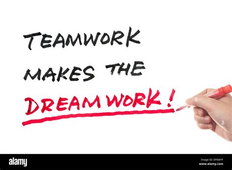 Teamwork Makes The Dream Work Motivational Wall Art