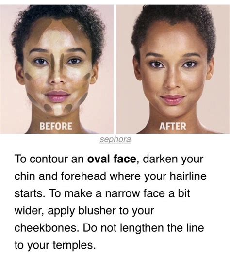 Contour - oval face | Contouring oval face, Oval face makeup, Oval faces