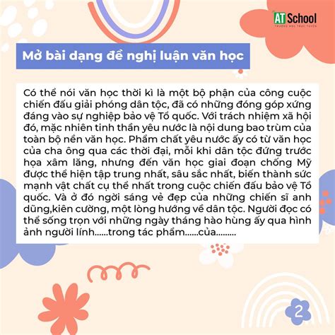 Công Thức Viết Mở Bài Hay Cho Bài Văn Nghị Luận Và Phân Tích At