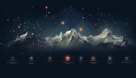 Premium AI Image | Constellations Summer Triangle in a realistic add ...