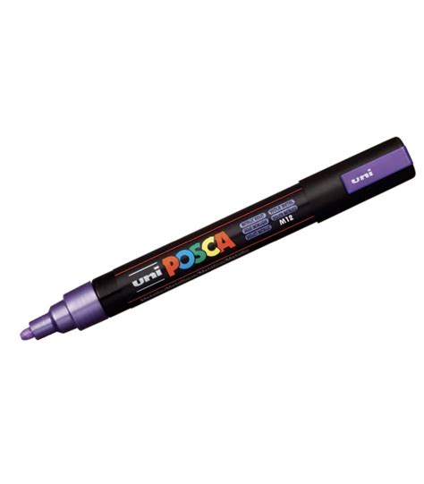 Marker Uni PC 5M Posca 1 8 2 5 Mm Metallic Violet M12