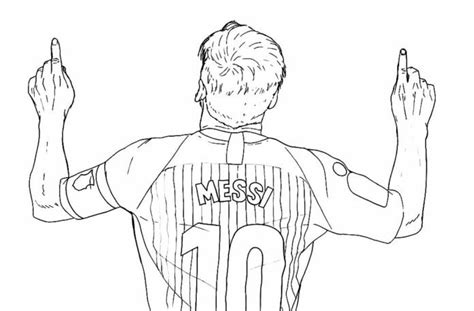 Desenhos De Messi Para Colorir E Imprimir Aprender A Desenhar