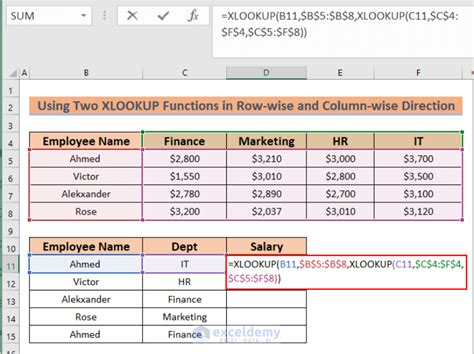 How To Use Xlookup Function With Multiple Criteria In Excel