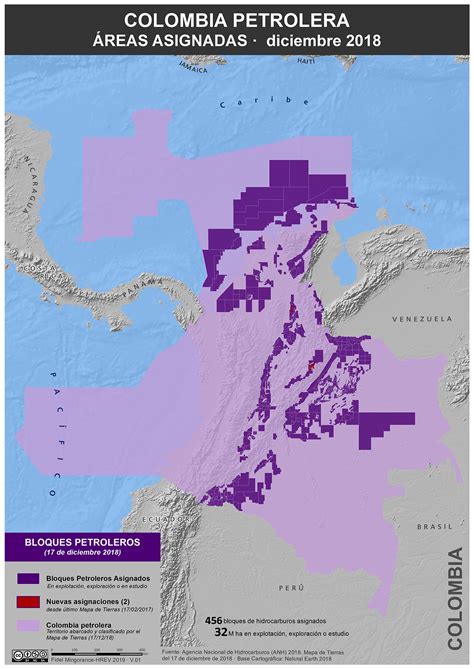 Colombia Petrolera Areas Asignadas Diciembre Geoactivismo Org