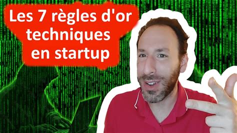 R Gles D Or Techniques En Startup Le Guide Ultime Du Bon Dev Pour