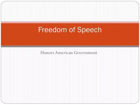 Ppt Freedom Of Speech Powerpoint Presentation Free Download Id 2139170