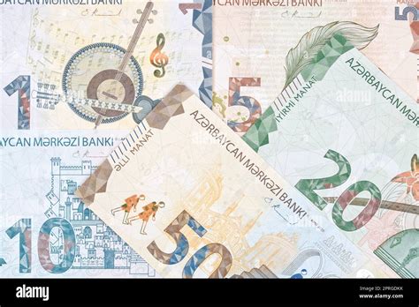 Azerbaijani Manat - new series of banknotes Stock Photo - Alamy