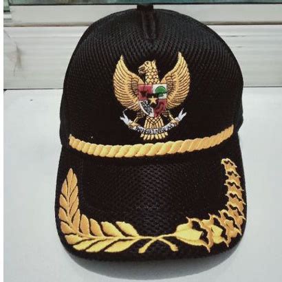 Jual Topi Jaring Logo Garuda Padi Kapas Shopee Indonesia