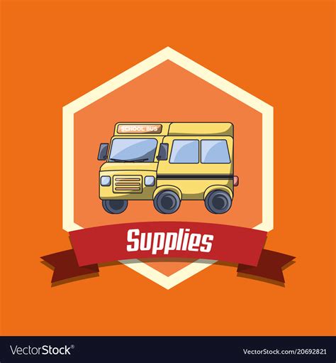 School supplies design Royalty Free Vector Image