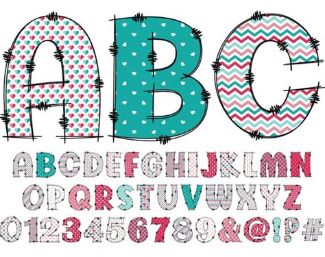 Valentine S Day Letters Png Love Alphabet Clip Art Png Etsy