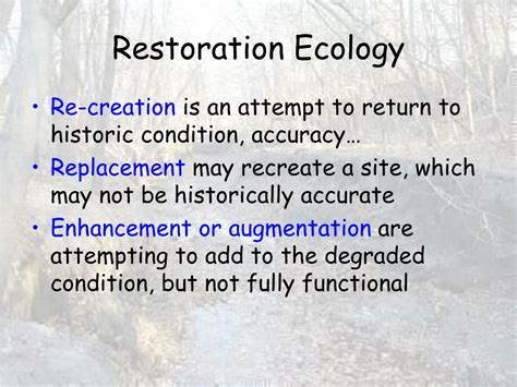 Ppt Restoration Ecology Powerpoint Presentation Free Download Id