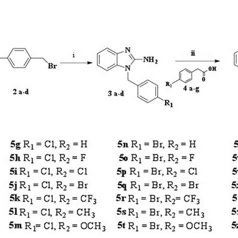 Scheme Synthetic Route For Compounds A Z Reagents And Conditions