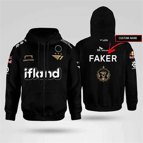 Herrenpullover 2023 Skt T1 Team Jersey Lck Team Faker Keria Zeus Oner