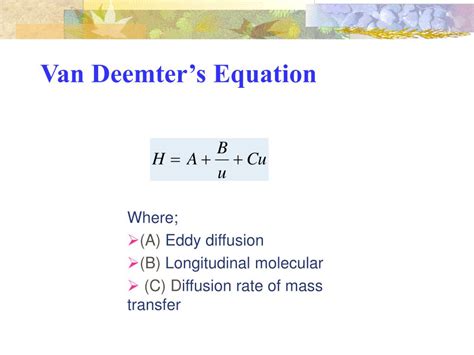 PPT CHAPTER 5a PRINCIPLES AND BASIC THEORY OF CHROMATOGRAPHY