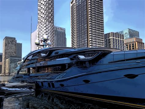 Behind The Luxury Yachts Moored In Canary Wharf Canary Development