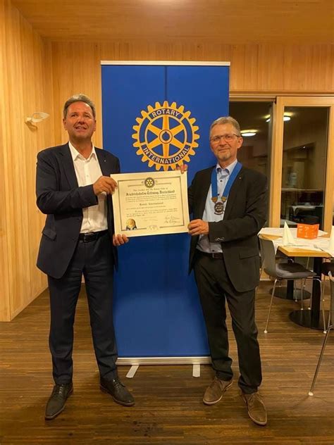 Markus Leuter ist neuer Rotary Präsident