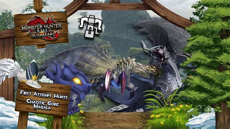 Monster Hunter Rise Sb First Attempt Hunts Chaotic Gore Magala