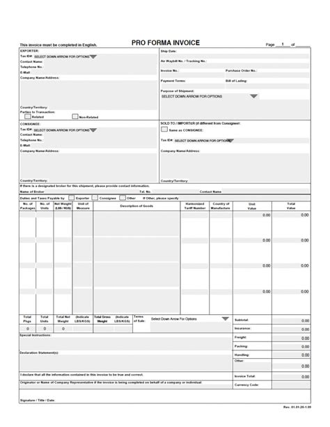 Mastering Commercial Invoices For Fedex A Comprehensive Guide Invoice