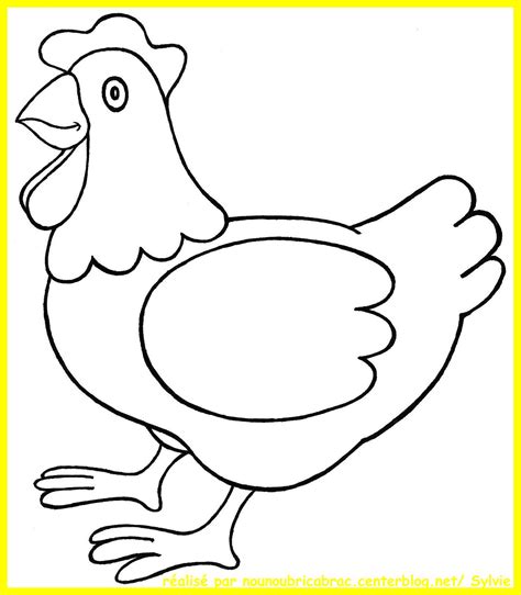 Coloriage Poule Et Coq A Imprimer