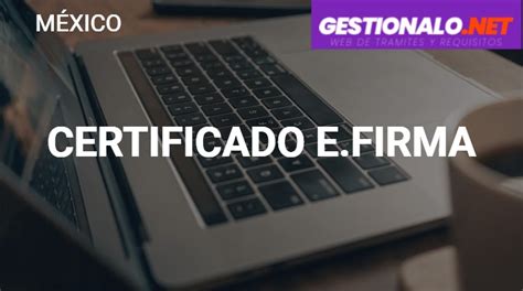 Certificado E Firma Requisitos Pasos Y M S