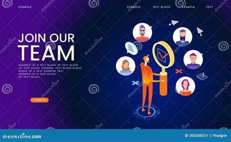 Join Our Team Concept We Re Hiring Banner Open Recruitment Creative