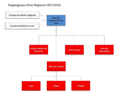 Organigrama Cen Cinai