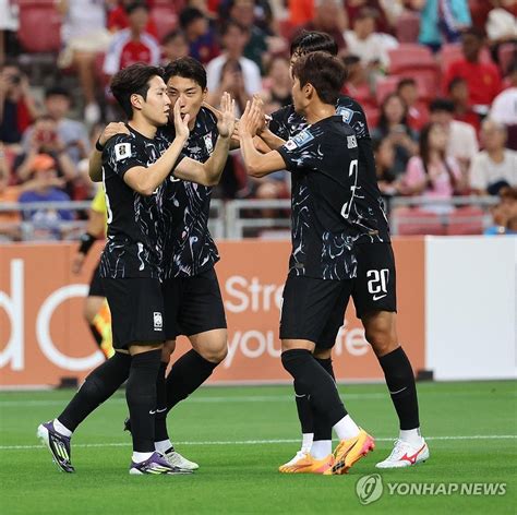 韓国がサッカーw杯最終予選へ シンガポールに7―0の大勝 聯合ニュース