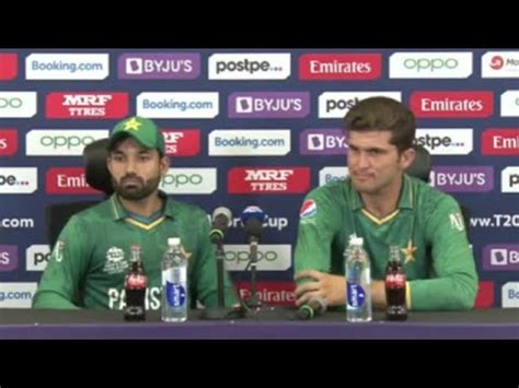 Mohammad Rizwan And Shaheen Afridi Addressed The Post Match Press