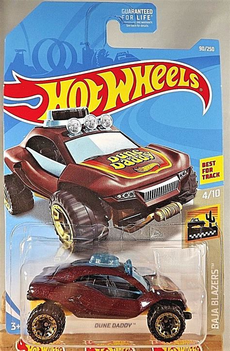 2019 Hot Wheels 90 Baja Blazers 410 Dune Daddy Dark Brown Wgold