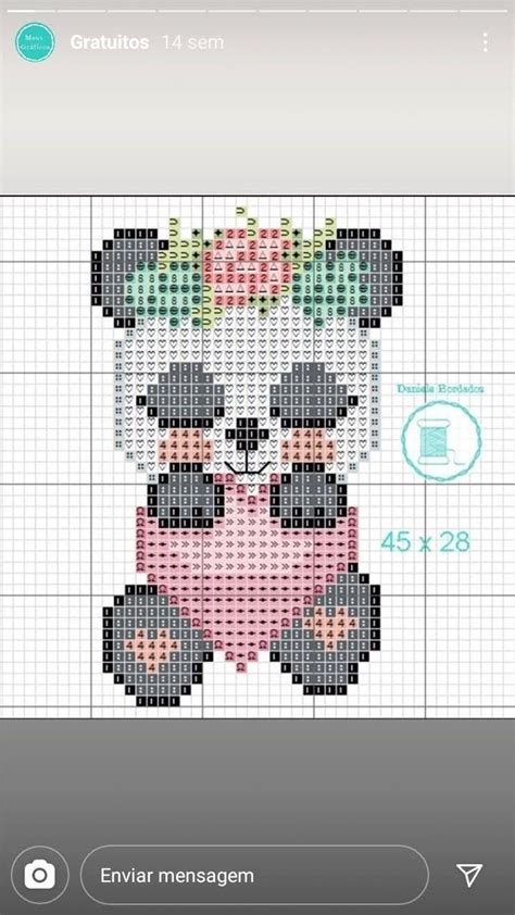 Pin De Serife Isik Em Cross Stitch Ponto Cruz Infantil Kits De Ponto