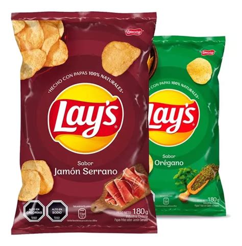 Papas Fritas Lays Mediterráneas 180g Elige Tu Sabor Mercadolibre