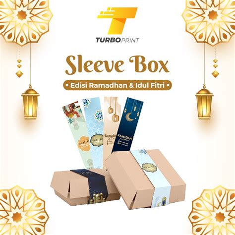 Jual Cetak Sleeve Box Makanan Spesial Ramadhan And Idulfitri Label