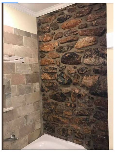 Stone Shower Wall