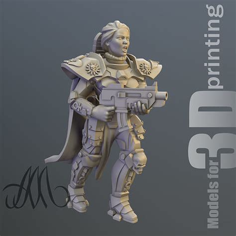 Sister Of Battle 3d Model 3d Printable Cgtrader