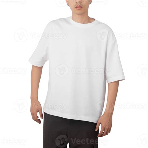 Man In White Oversize T Shirt Mockup Design Template 8587001 Png