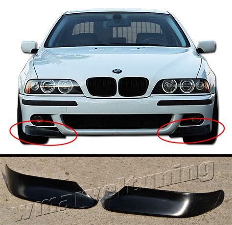 BMW E39 M5 M Tech M Sport Series Front Bumper Addon Splitter Spoiler ...