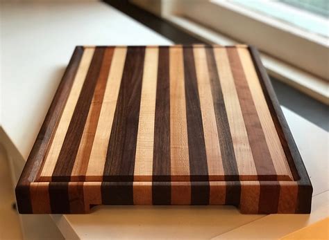 Custom Cutting Boards Juice Grooves Reclaimed Wood Simple By