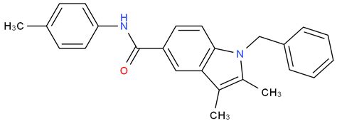 H Indole Carboxamide Dimethyl N Methylphenyl Phenylmethyl