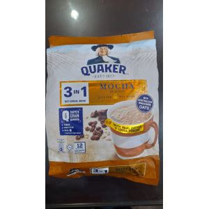 Jual Quaker 3In1 Oat Cereal Drink Isi 15 Sachet Original Tbk Matcha