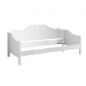 Milady Lit Banquette X Cm Blanc Motifs Coeurs Ajour S Altobuy