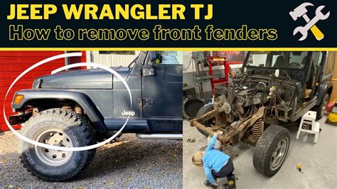 How To Remove Front Fenders Jeep Wrangler TJ YouTube