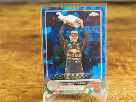 Topps Chrome Sapphire Formula Max Verstappen Ebay