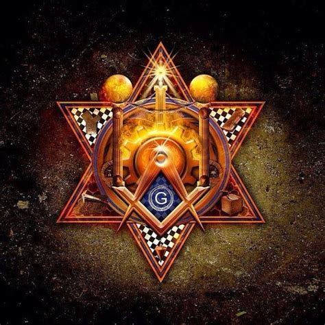 Masonic Star Of David Masonic Symbols Freemasonry Masonic Art