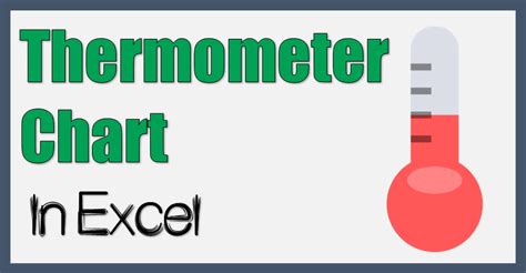 How to Create a Thermometer Chart in Excel | Static + Dynamic | Template