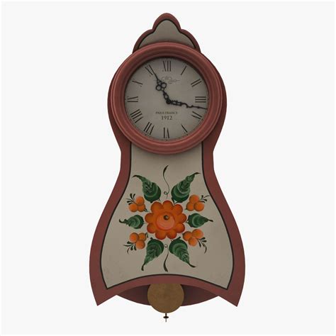 Reloj De Pared Modelo D Fbx Max Obj Free D