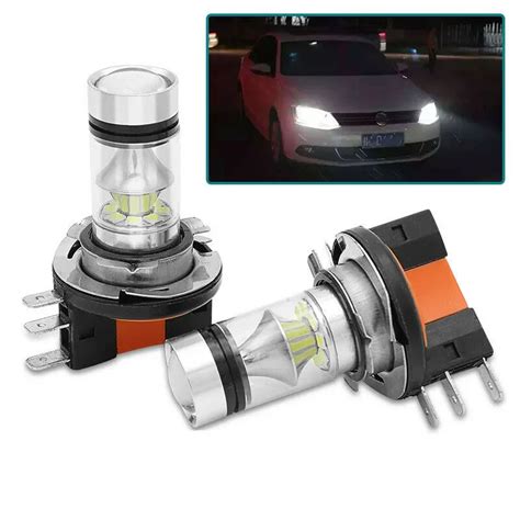 X H Led Farol L Mpadas K Smd Feixe Alto Drl L Mpadas Kit Para