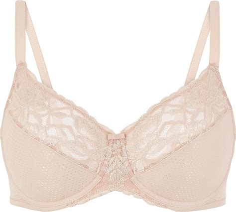 Marks And Spencer Womens Wildflower Lace Minimizer Under Wired Full Cup Bra At Amazon Womens