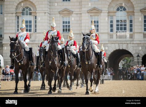 London, England - Changing of the Guard at Horse Guards Parade Stock ...