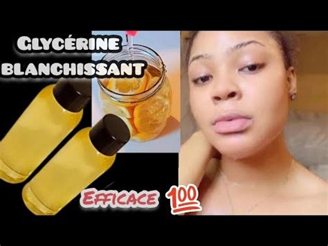 COMMENT FAIRE UNE GLYCÉRINE ECCLAIRCISSANTE À LA MAISON YouTube