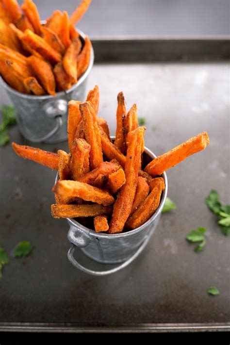 deep fried sweet potato french fries